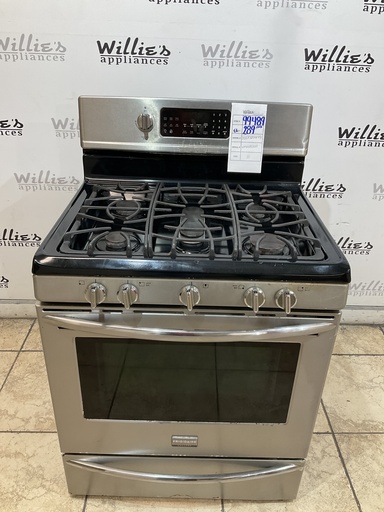 [99489] Frigidaire Used Natural Gas Stove 30inches (Stainless Steel) 