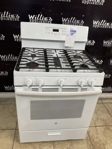 [99484] Ge Used Natural Gas Stove 30inches (White) 