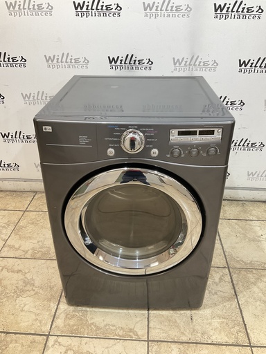 [99525] Lg Used Electric Dryer 220volts (30 AMP) 27inches {4 prong} (Grey) 