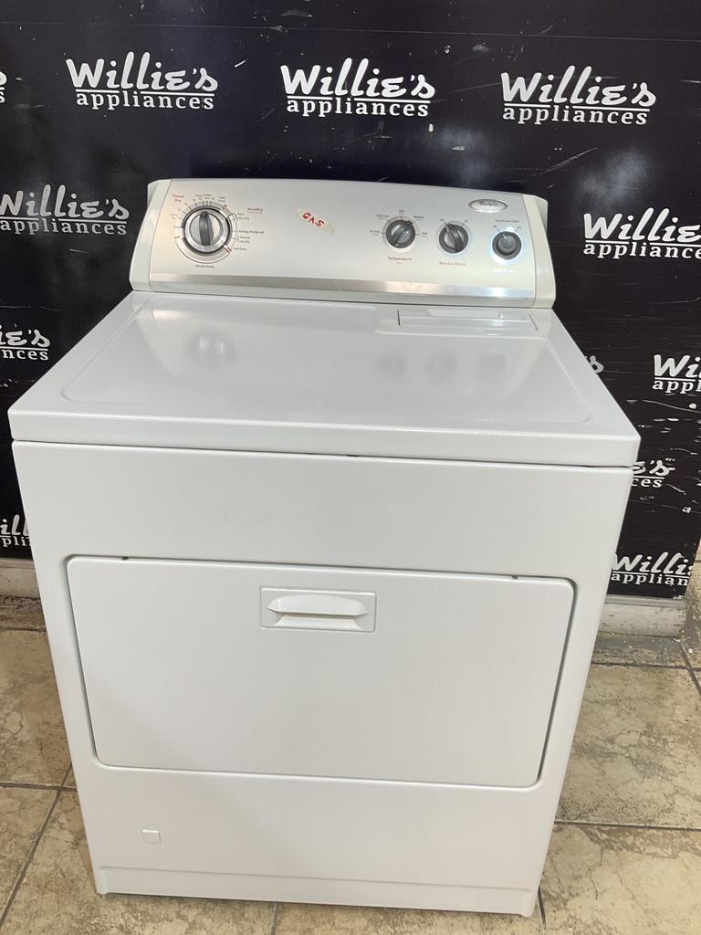 Whirlpool Used Natural Gas Dryer 29inches (White) 