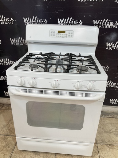 [99524] Ge Used Natural Gas Stove 30inches (White) 