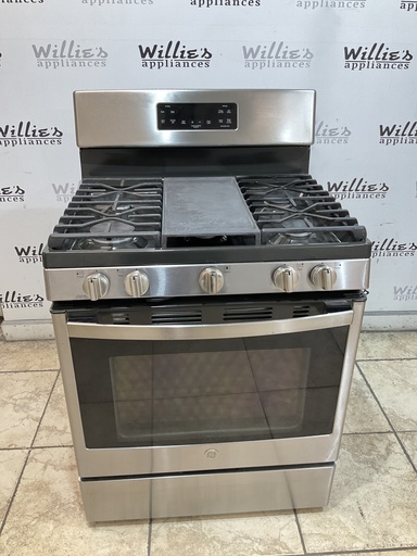 [99559] Ge Used Natural Gas Stove 30inches (Stainless Steel) 