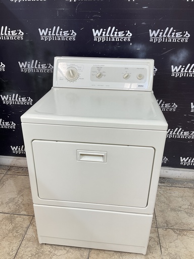 [99556] Kenmore Used Electric Dryer 220volts (30 AMP) 27inches {3 prong} (Bisque) 