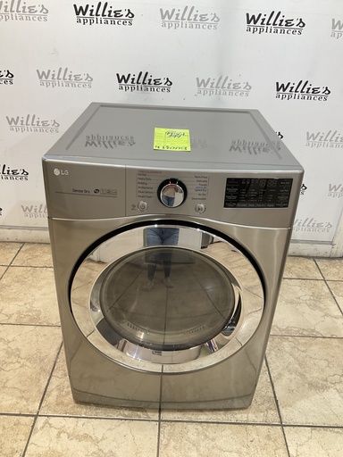 [99561] Lg Used Electric Dryer 220volts (30 AMP) 27inches {4 prong} (Grey) 