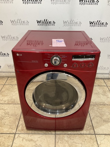 [99555] Lg Used Natural Gas Dryer 27inches (Red) 