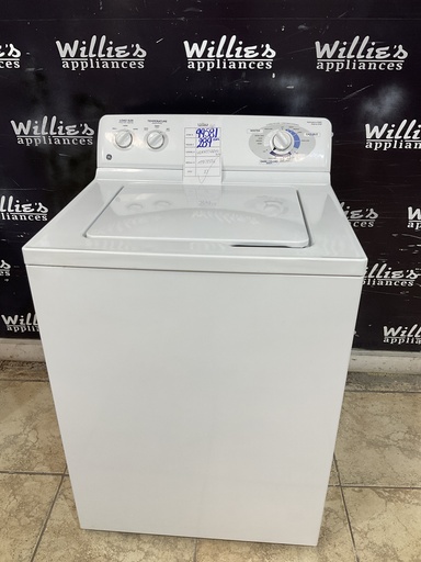 [99581] Ge Used Washer Top-load 27inches (White) 