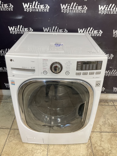 [99582] Lg Used Washer Front-load 27inches (White) 