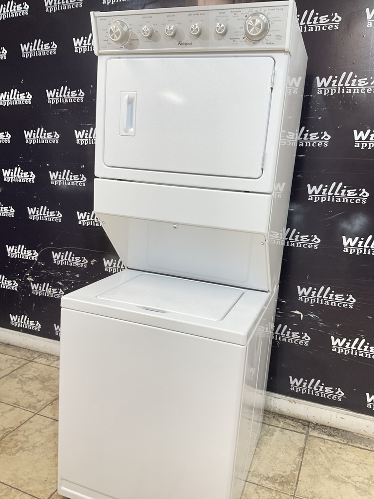 Whirlpool Used Natural Gas Unit Stackable 27x72 1/2” (White) 