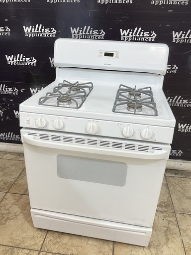 [99566] Hotpoint Used Natural Gas Stove 30inches (White) 