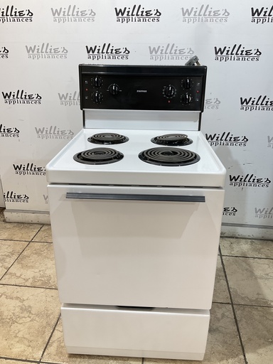[99595] Tappan Used Electric Stove 220volts (40/50 AMP) 24inches {3 prong} (White) 