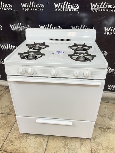 [99609] Premier Used Natural Gas Stove 30inches (White) 