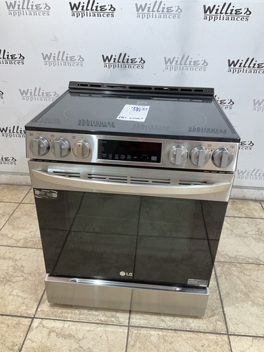 [99630] Lg Used Electric Stove 220volts (40/50 AMP) 30inches {no cord} (Stainless Steel) 