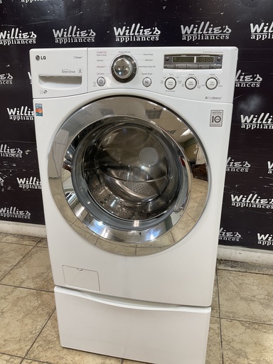 [99607] Lg Used Washer Front-load 27inches (White) 