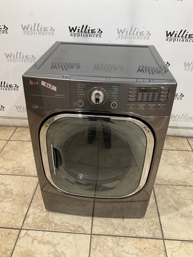 [99641] Lg Used Natural Gas Dryer 27inches (Dark Grey) 