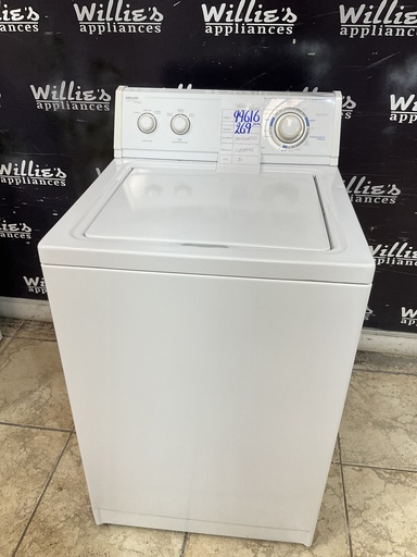 [99616] Kirkland Used Washer Top-load 24inches (White) 