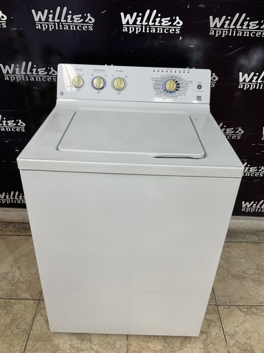 [99637] Ge Used Washer Top-load 27inches (White) 