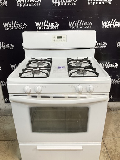 [99648] Frigidaire Used Natural Gas Stove 30inches (White) 