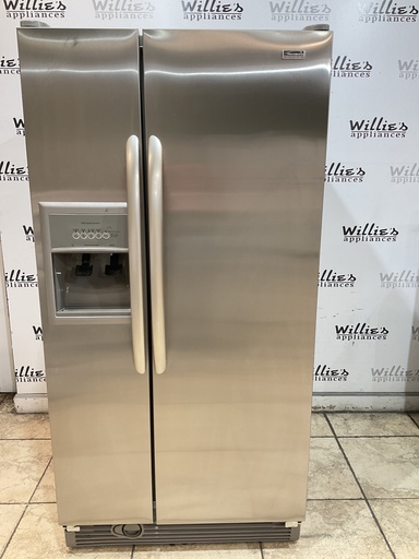 [99705] Kenmore Used Refrigerator Side by Side 33x65 1/2” (Stainless Steel) 