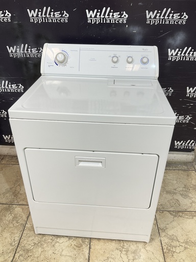 [99738] Whirlpool Used Electric Dryer 220volts (30 AMP) 29inches {4 prong} (White) 