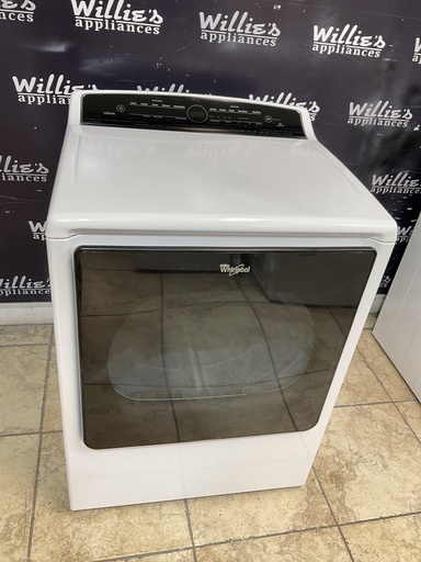 [99720] Whirlpool Used Electric Dryer 220volts (30 AMP) 29inches {4 prong} (White) 