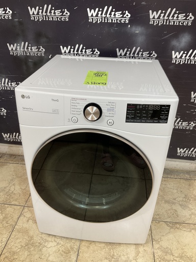 [99723] Lg Used Electric Dryer 220volts (30 AMP) 27inches {3 prong} (White) 