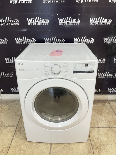[99732] Lg Used Natural Gas Dryer 27inches (White) 