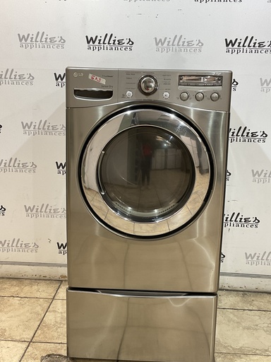 [99735] Lg Used Natural Gas Dryer 27inches (Grey) 