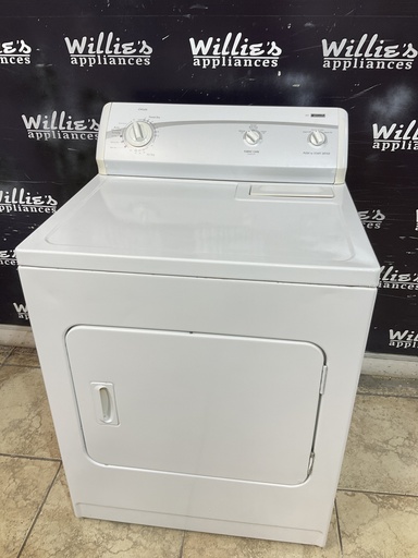 [99758] Kenmore Used Electric Dryer 220volts (30 AMP) 29inches {3 prong} (White) 