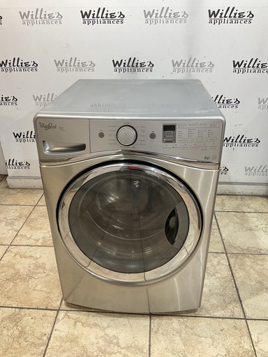 [99827] Whirlpool Used Washer Front-load 27inches (Grey) 
