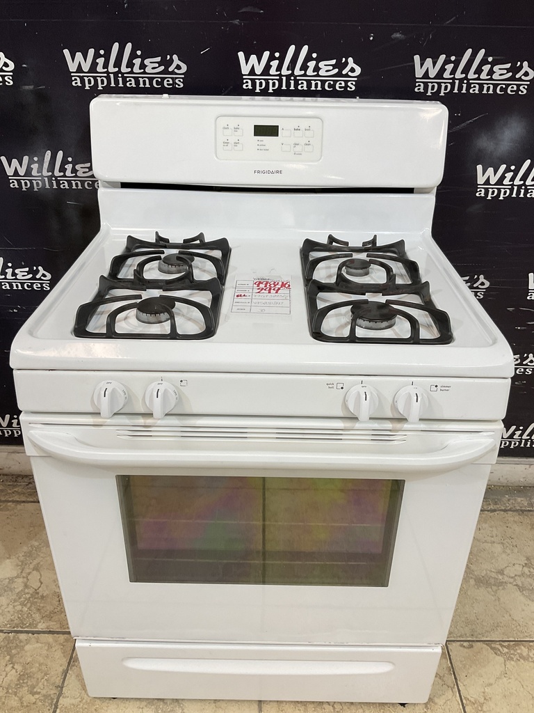 Frigidaire Used Natural Gas Stove 30inches (White) 