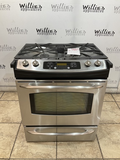 [99866] Ge Used Natural Gas Stove 30inches (Stainless Steel) 