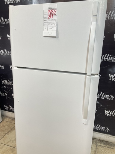 [99877] Kenmore Used Refrigerator Top and Bottom 30x66 1/2” (White) 