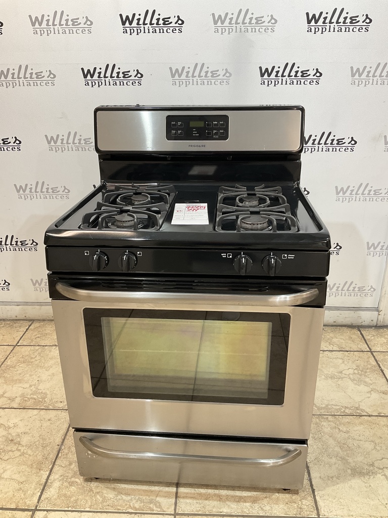 Frigidaire Used Natural Gas Stove 30inches (Stainless Steel) 