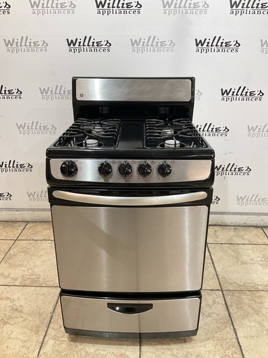 [99890] Ge Used Natural Gas Stove 24inches (Stainless Steel)