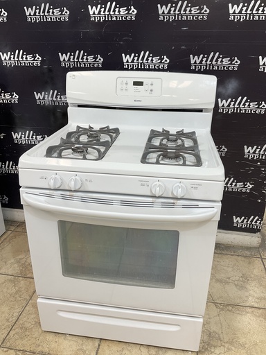 [99928] Kenmore Used Natural Gas Stove 30inches (White) 