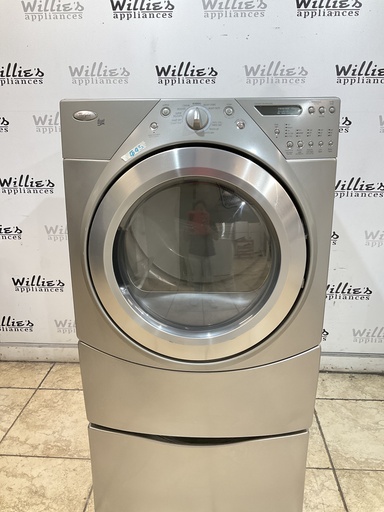 [99912] Whirlpool Used Natural Gas Dryer 27inches (Grey) 