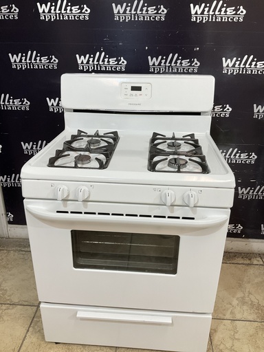 [99898] Frigidaire Used Natural Gas Stove 30inches (White) 