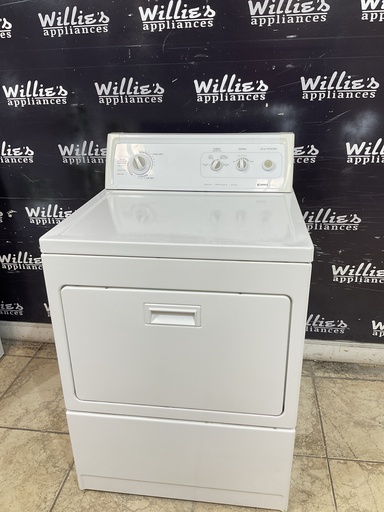[99947] Kenmore Used Electric Dryer 220volts (30 AMP) 27inches {3 prong} (White);