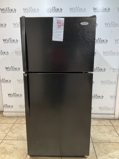 [99956] Whirlpool Used Refrigerator Top and Bottom 30x66 1/2” (White) 