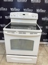 Ge Used Electric Stove 220volts (40/50 AMP) 30inches {4 prong} (Bisque) 