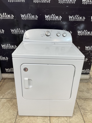 [99996] Whirlpool Used Electric Dryer 220volts (30 AMP) 29inches {3 prong} (White) 