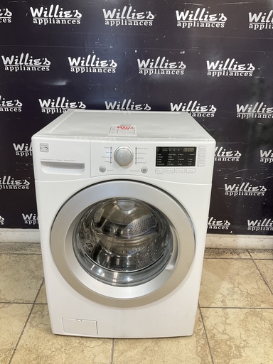 [100033] Kenmore Used Washer Front-load 27inches (White) 