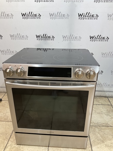 [100041] Samsung Used Electric Stove 220volts (40/50 AMP) 30inches {3 prong} (Stainless steel) 