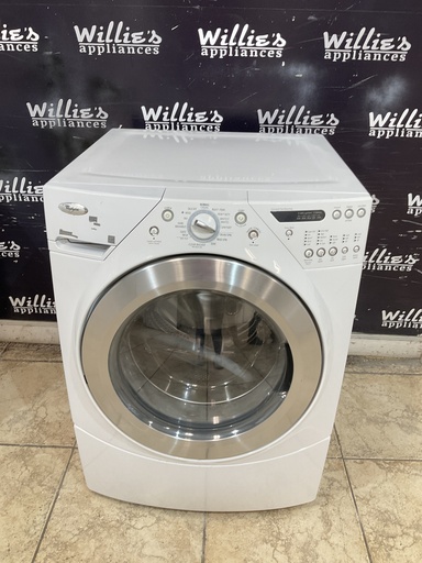 [100095] Whirlpool Used Washer Front-load 27inches (White) 