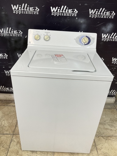 [100118] Ge Used Washer Top-load 27inches (White) 