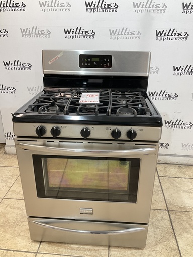 [100101] Frigidaire Used Gas Propane Stove 30inches (Stainless Steel) 