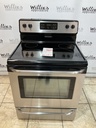 Frigidaire Used Electric Stove 220volts (40/50 AMP) 30inches {no cord} (Stainless steel) 
