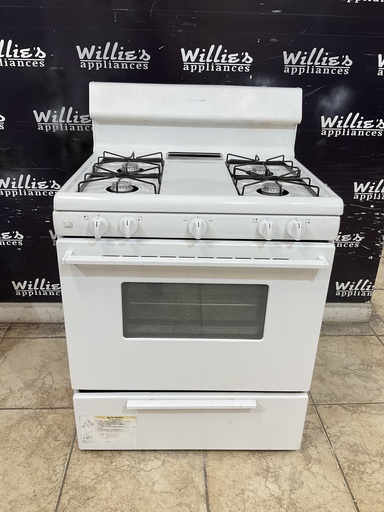 [100169] Frigidaire Used Natural Gas Stove 30inches (White) 