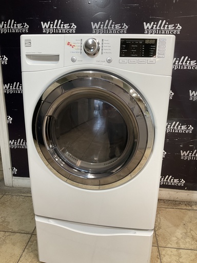 [100151] Kenmore Used Natural Gas Dryer 27inches (White 