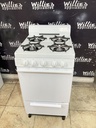 Premier Used Natural Gas Stove 20inches  (White) 